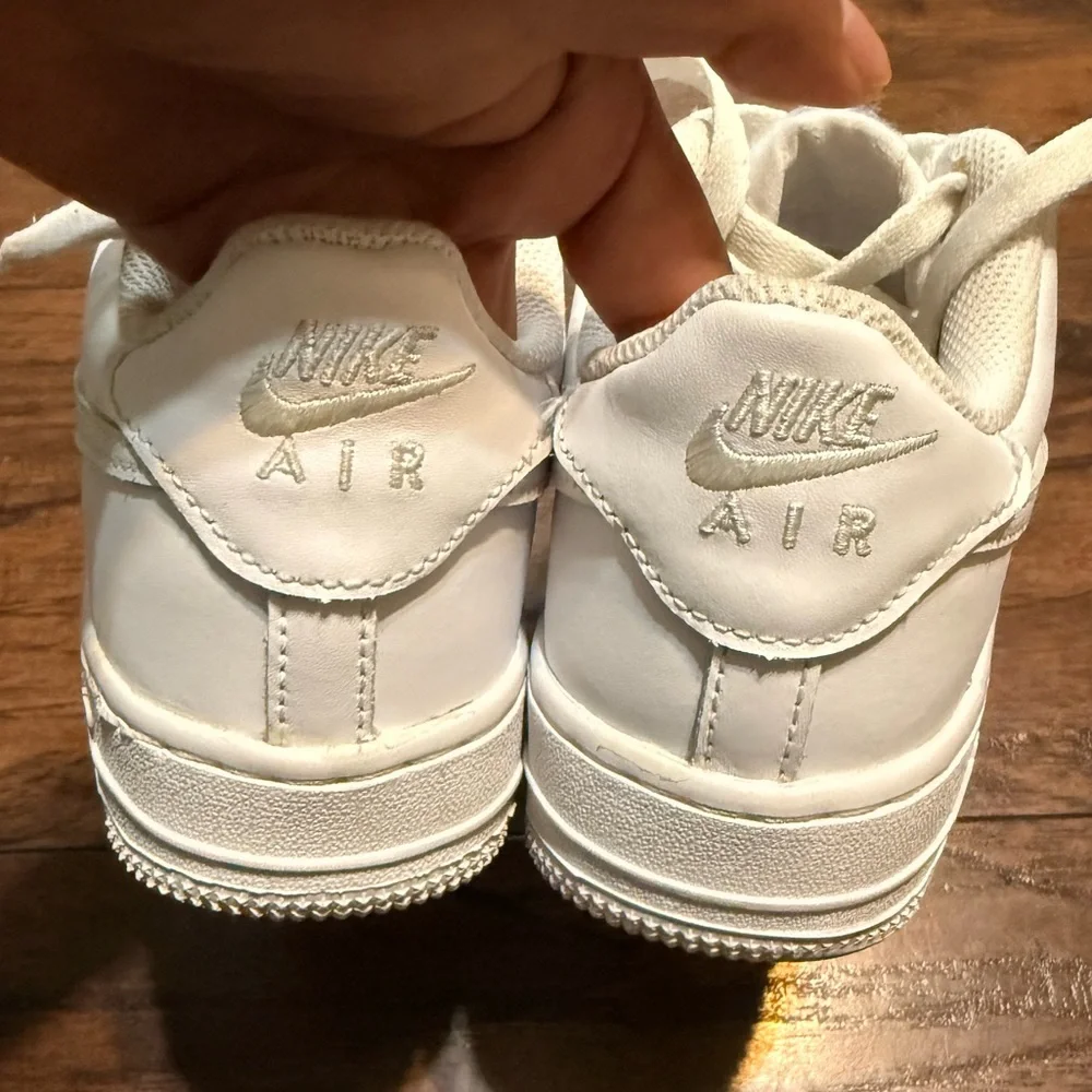 Nike Kids White Lace-Up Sneakers